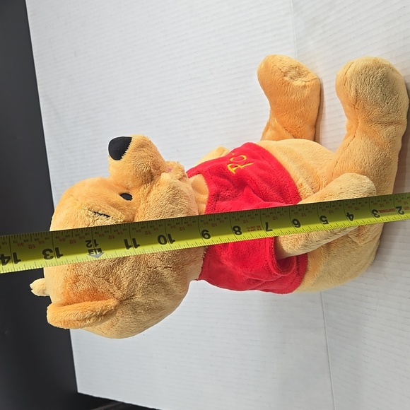 Disney Parks Winnie the Pooh Plush - Red Shirt and Yellow Fur - Picture 8 of 9